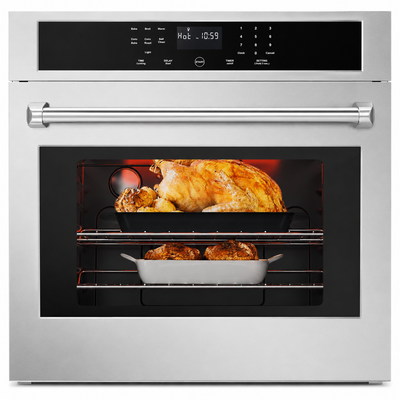 Stainless Steel 30" Touch Control Built-In Oven HEW3001 - Microwave Drawer, Microwave Countertop, Electric Built-In Touch Panel Oven, Microondas Con Extractor De Cocina