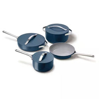 9-Piece Ceramic Nonstick Cookware Set in Navy