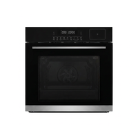 Single Wall Oven, 24 Inch 3000W Built-In Electric Convection Oven, 25 Cu.Ft. Capacity, Touch Control, Timer, Black — Studio Shot