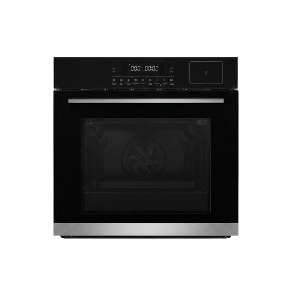 Single Wall Oven, 24 Inch 3000W Built-In Electric Convection Oven, 25 Cu.Ft. Capacity, Touch Control, Timer, Black — Studio Shot
