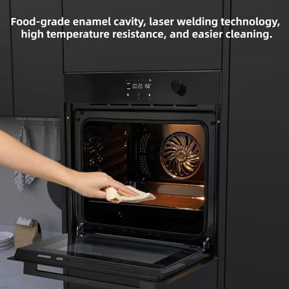 24 In. Single Wall Electric Oven with Convection, Touch Control in Stainless Steel